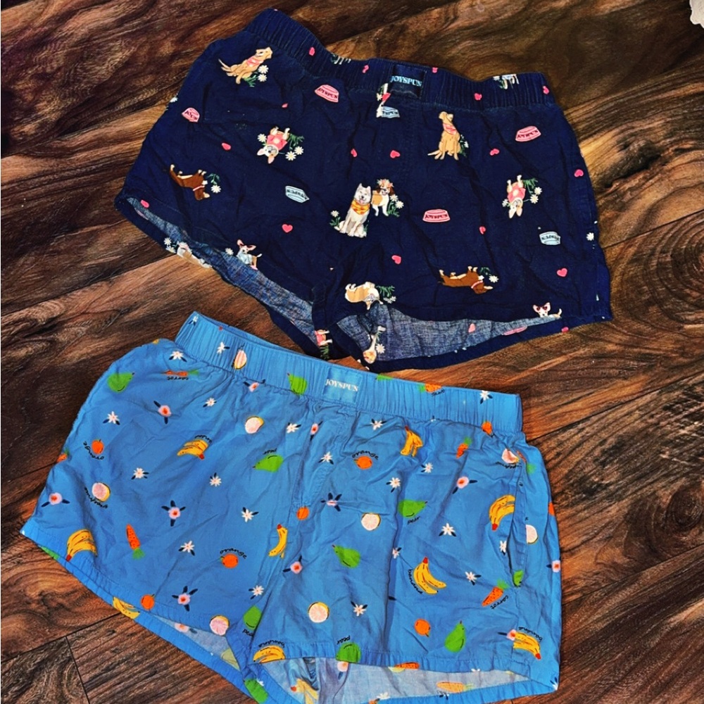 Colorful Patterned Boxer Shorts Set